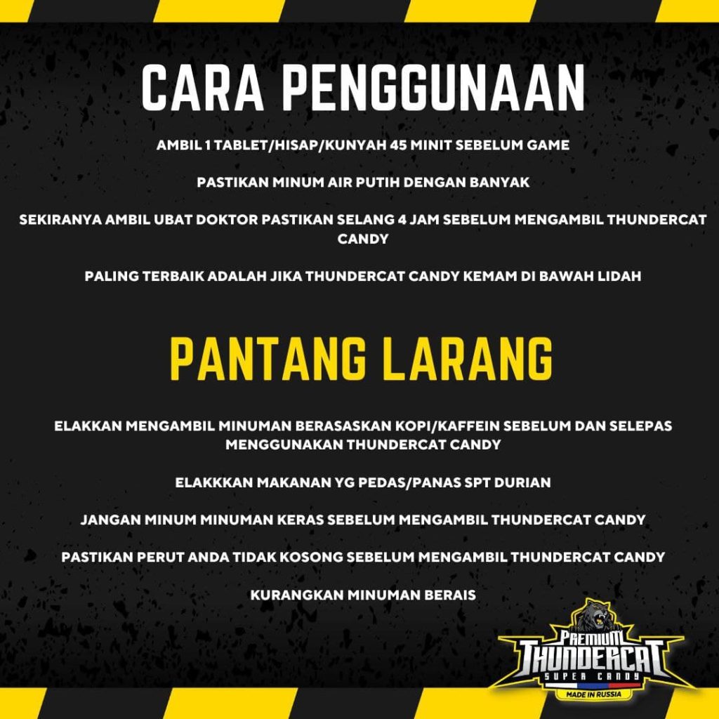 PREMIUM THUNDERCAT SUPER CANDY 17 TESTIMONI THUNDER CAT SUPER CANDY